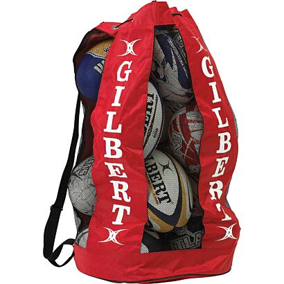 Gilbert Rugby GB Breathable Bag - 12 Ball