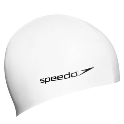 Speedo Junior Plain Flat Silicone Swim Cap
