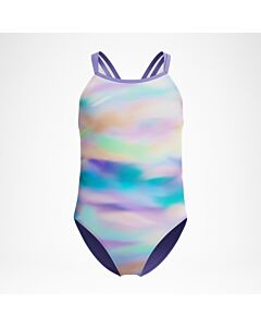 Speedo Girls Printed Twinstrap Swimsuit