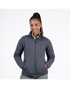 African Nature Ladies Knit Shaggy Fleece Jacket