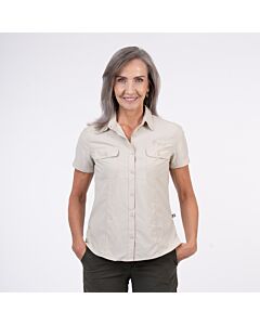 African Nature Ladies Tech Short Sleeve Shirt