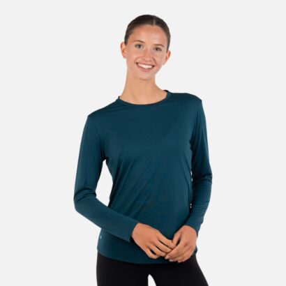 Ladies Corefit Long Sleeve Longline Tee