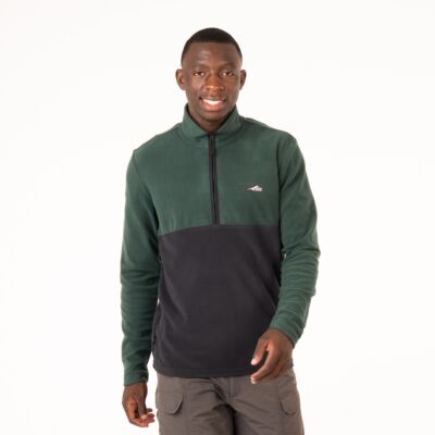 Men's Core Fleece Colourblock 1/4 Zip Top