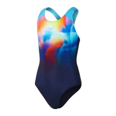 Speedo Junior Digital Placement Splashback Swimsuit