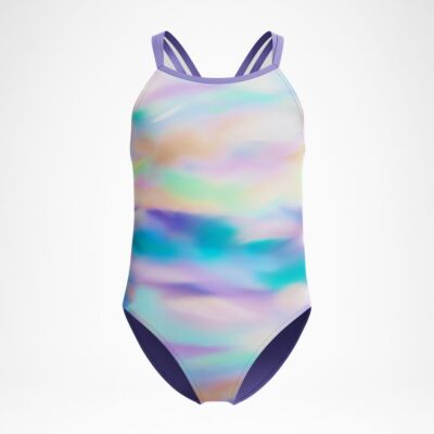 Speedo Girls Printed Twinstrap Swimsuit